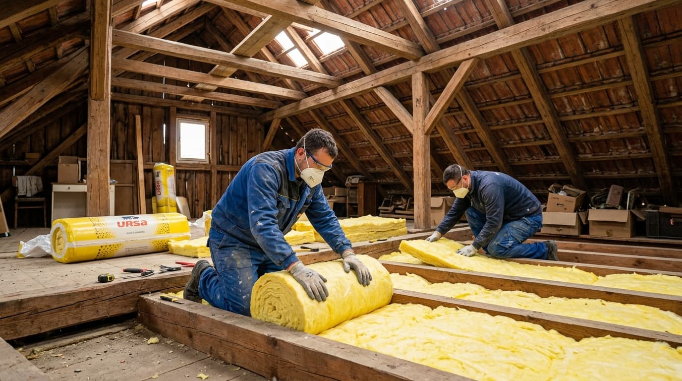 Padlásfödém szigetelés kivitelezés