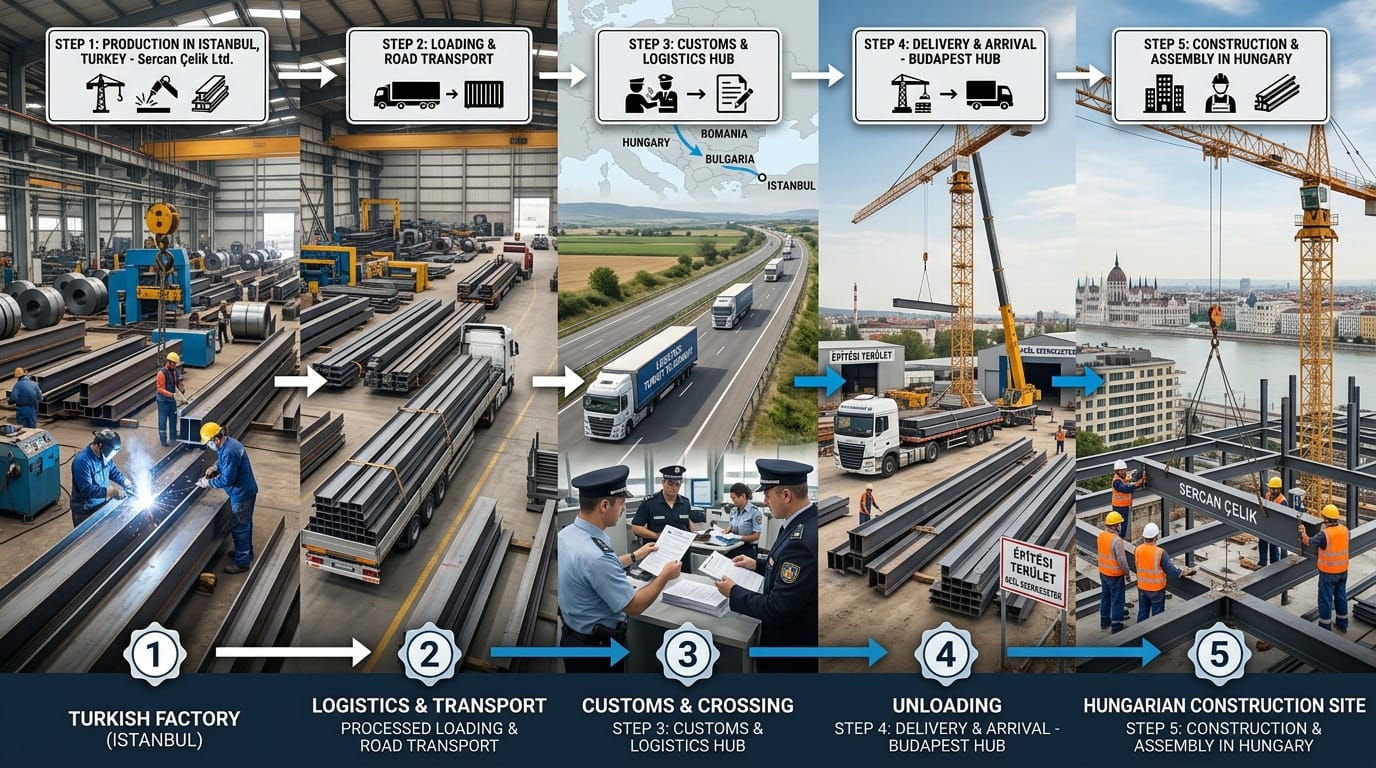 Építőanyag-rendelés Törökországból: a teljes folyamat 7 lépésben