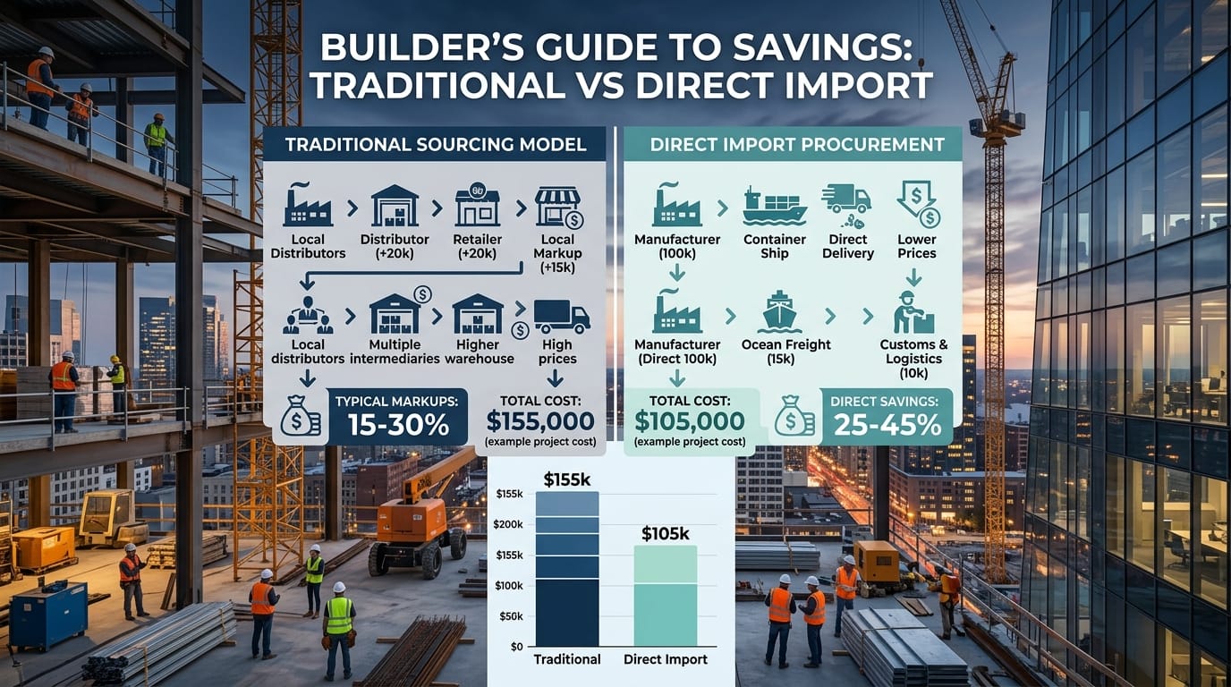 Hogyan csökkentsd az építési költségeidet 20%-kal közvetlen importtal?