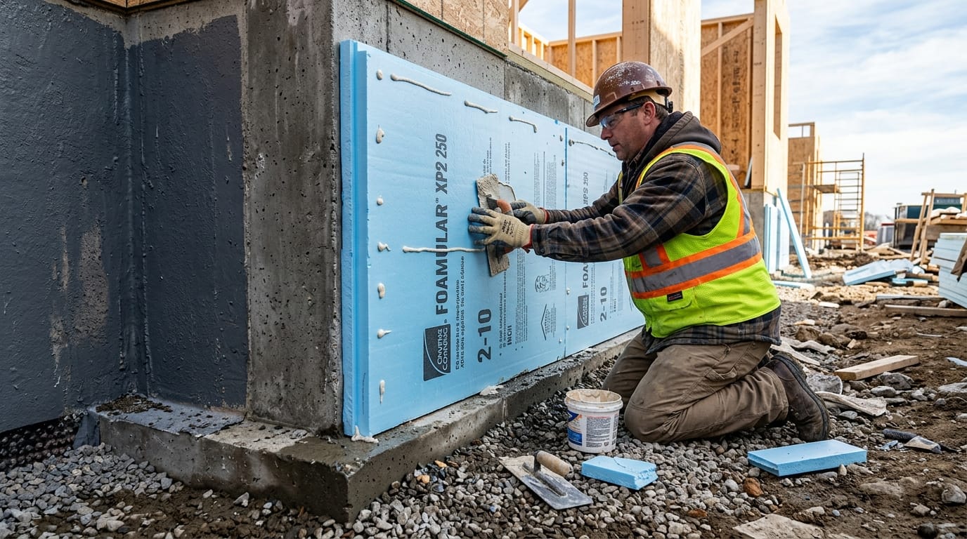 ODE Isıpan XPS hőszigetelő lemez: lábazat és alaplemez alkalmazások