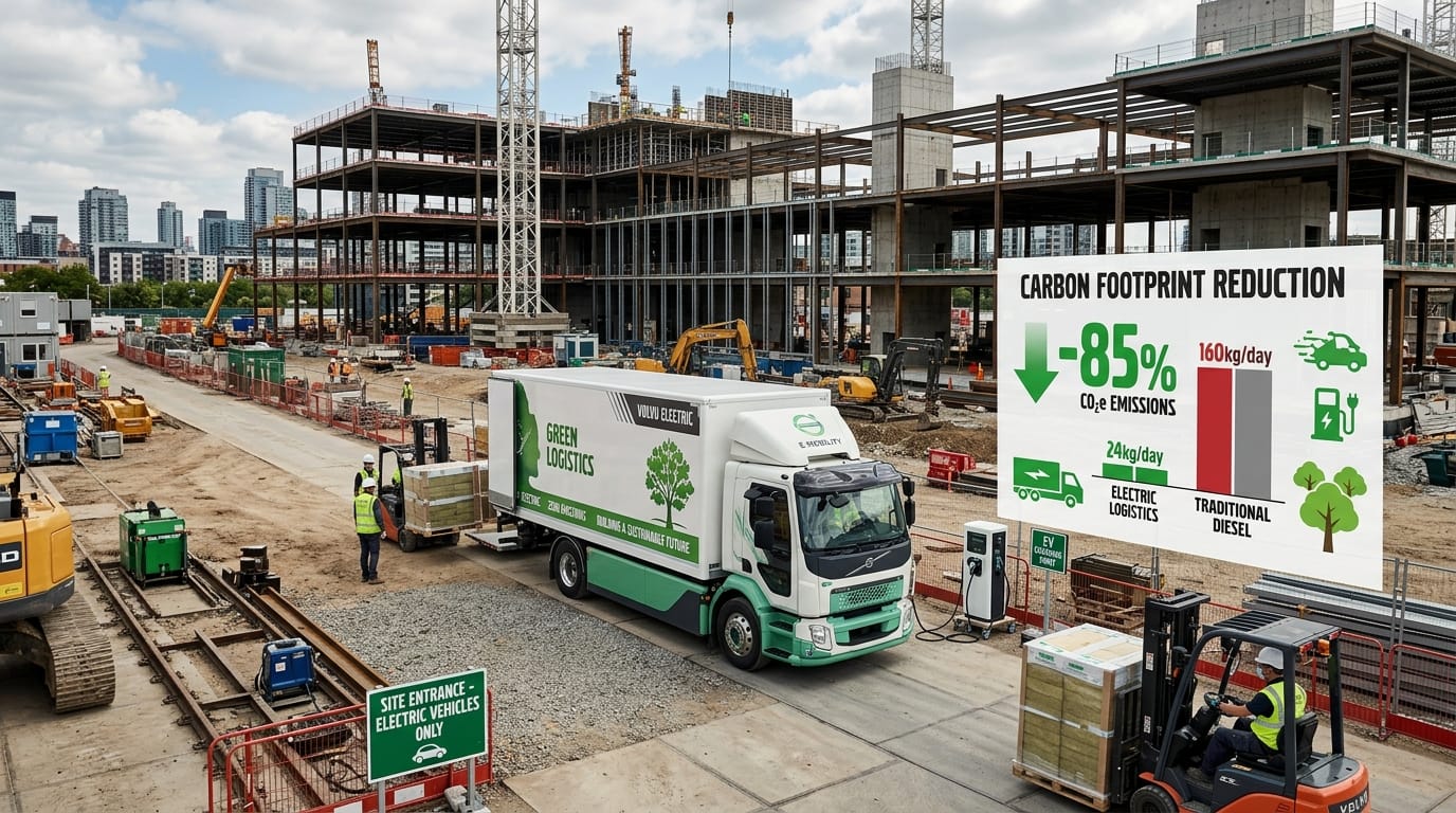 Szén-dioxid lábnyom csökkentése az építőanyag-beszerzésben