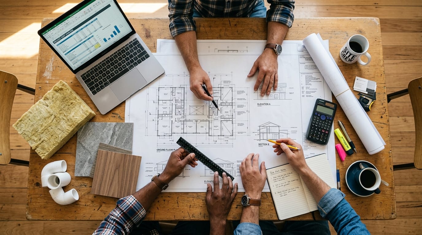 Construction process assessment and planning