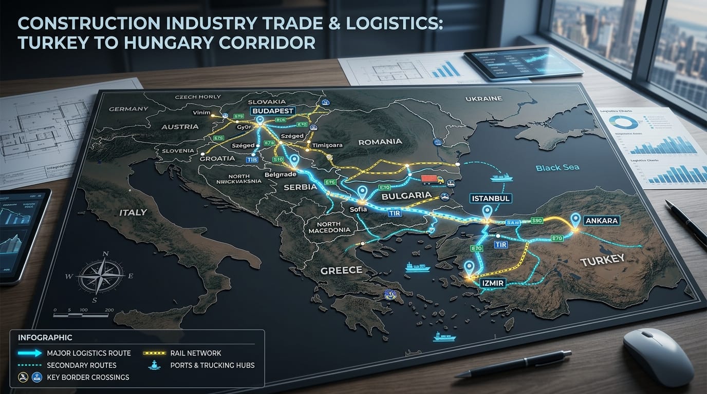 A magyar építőanyag-import térképe: honnan, mit és mennyiért?