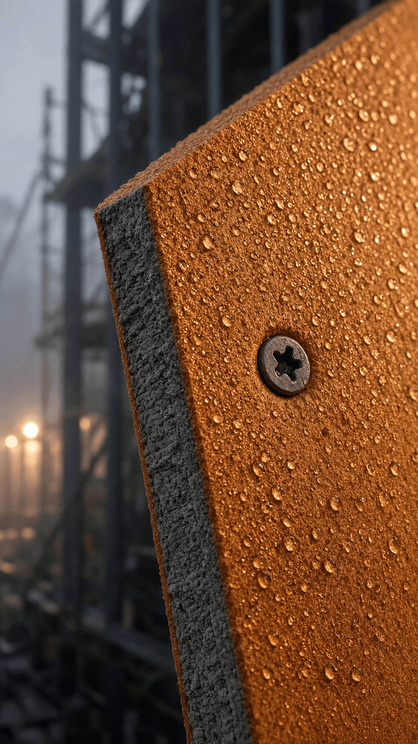 Dalsan BoardeX vs. standard gypsum: the exterior sheathing reality on the scaffolding