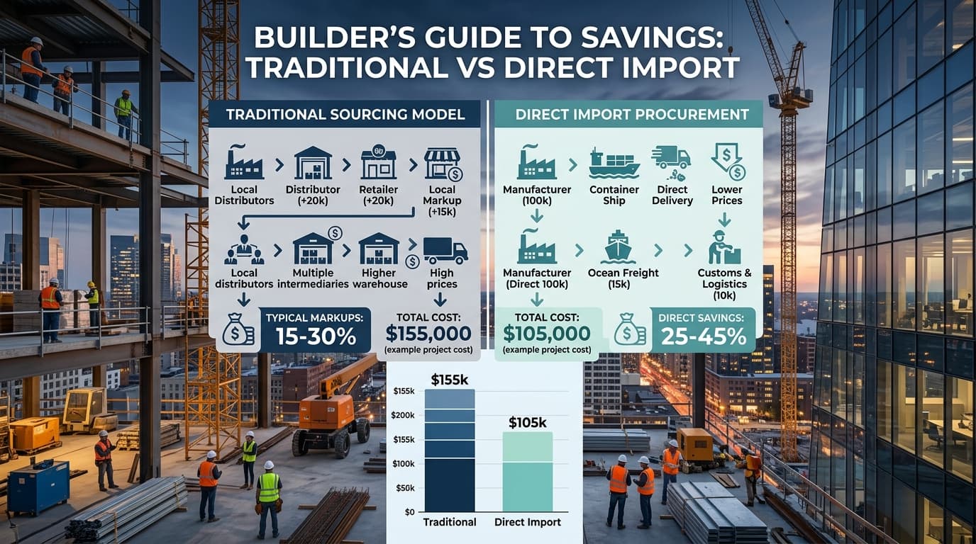 How to cut build cost about 20 % with a direct Turkey import
