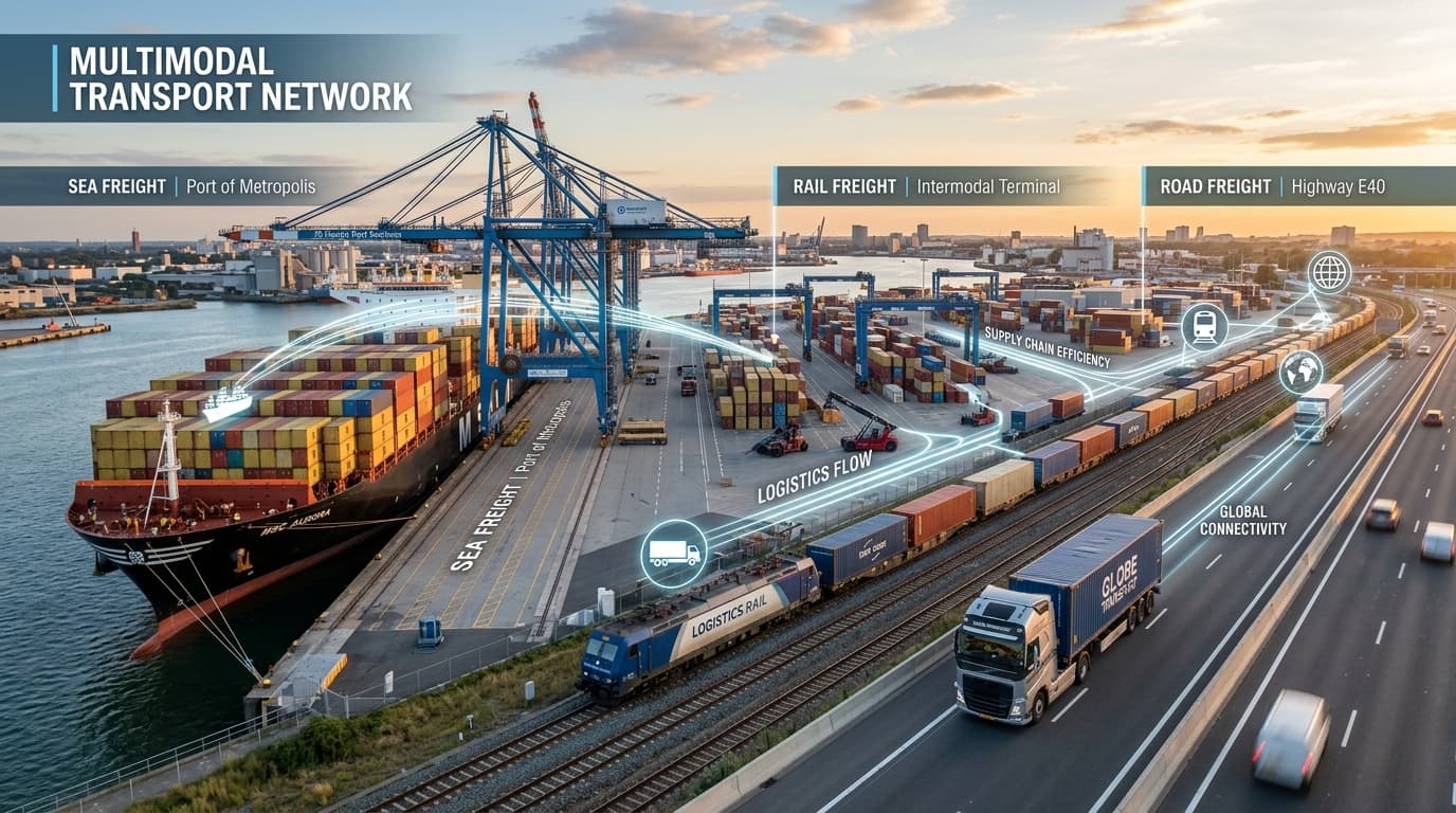 Intermodal transport from Turkey: sea, road and rail options for construction materials