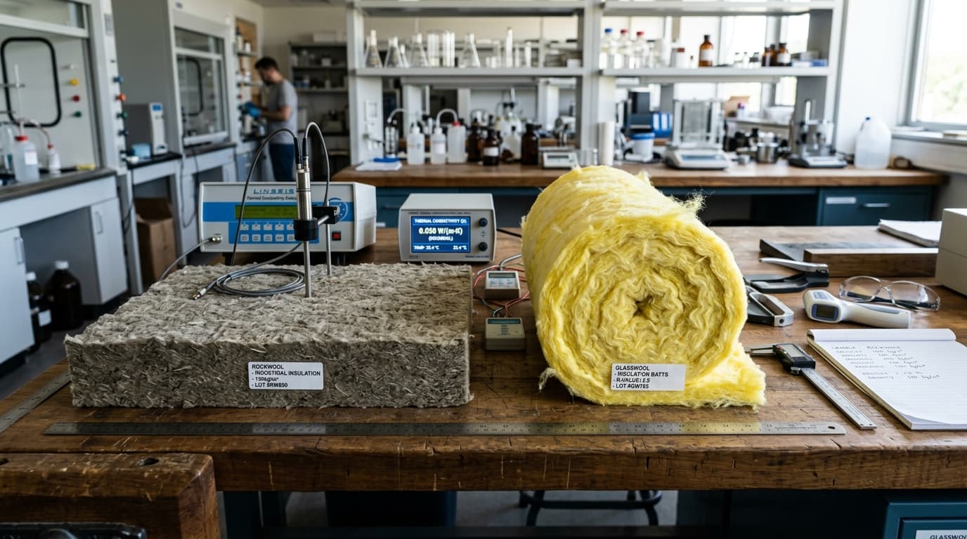 Rockwool vs glasswool on a façade: which one we actually specify