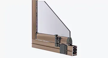 Demarco Gold glass balcony profile - manufacturer photo: Demarco (Process)