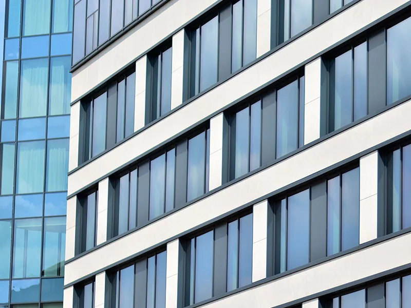 Aluminium facade built with Rescara systems - manufacturer photo: ASAŞ Alüminyum (Rescara)