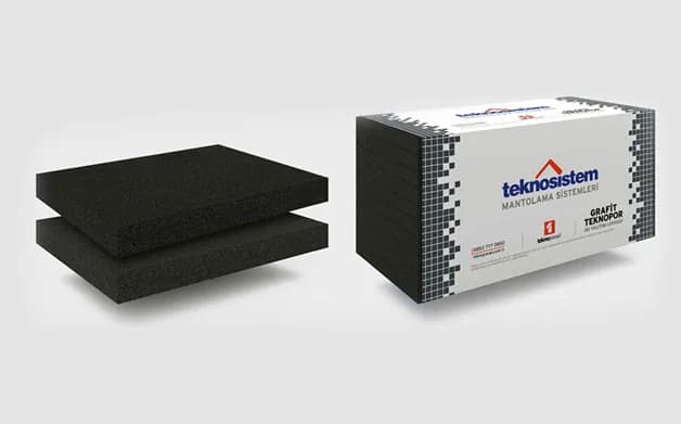 Grafit Teknopor graphite EPS insulation board - photo: Teknopanel